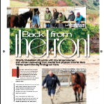  'Back from the Front' June/July 2014 Horse & Countryside magazine